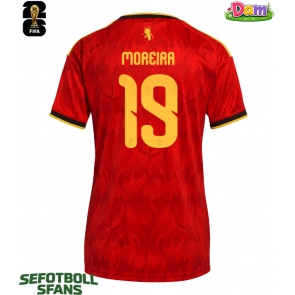 Belgien Diego Moreira #19 Hemmatröja Kvinnor VM 2026 Kortärmad